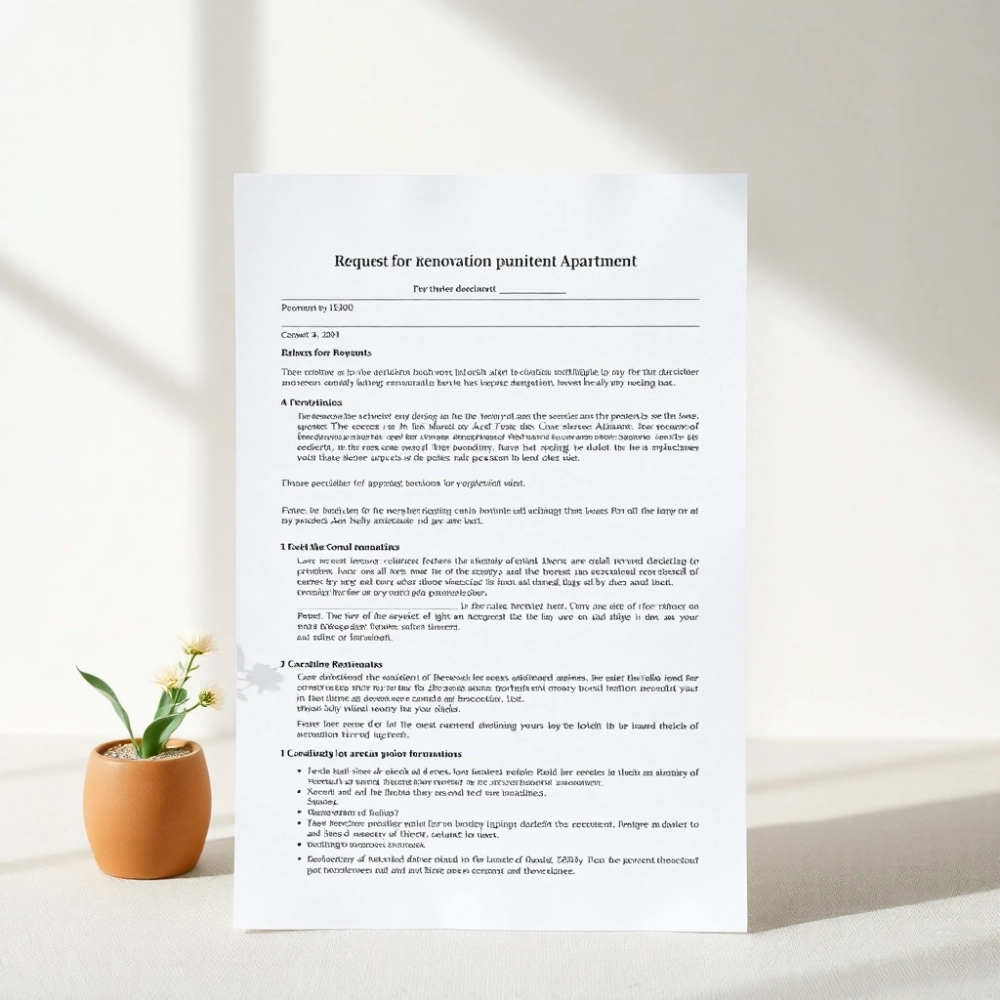 Podanie O Remont Mieszkania Komunalnego Wzór