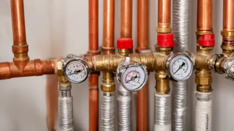 Regulacja przepływu wody w instalacji co