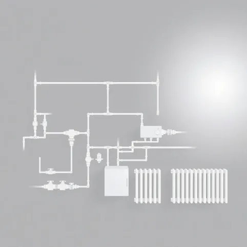 Schemat instalacji co dwa obiegi